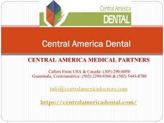 Oral Reconstruction Guatemala - Dr. Hector Licinio Torres Arenas