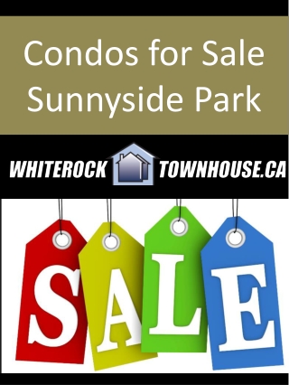 Condos for Sale Sunnyside Park