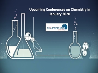 Upcoming Conferences on Chemistry in January 2020