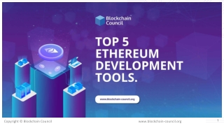 Top 5 Ethereum Development Tools