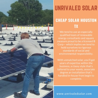 Cheap Solar Houston TX | Residential Solar Supplier Deer park TX