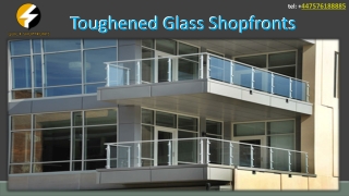 Toughened Glass Shopfronts in London