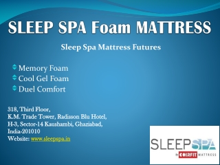 Sleep Spa Foam Mattress