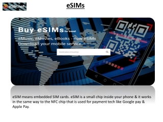 Buy eSIM Services availble in USA - www.esim.net