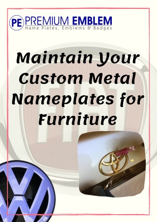How Do You Clean Custom Metal Nameplates?