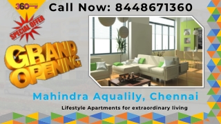 Mahindra Lifespaces World City Aqualily GST Road Chennai