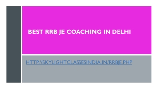 Best RRB coaching in Delhi