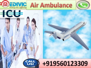 Air Ambulance Service in Gorakhpur and Varanasi by Medivic Aviation