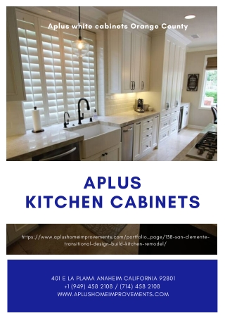 Aplus white cabinets Orange County