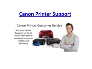 Canon Printer | Online Support Service Toll-free Number