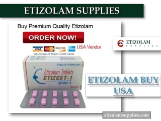 Etizolam Buy USA