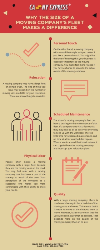 Why the Size of a Moving Company's Fleet Makes a Difference