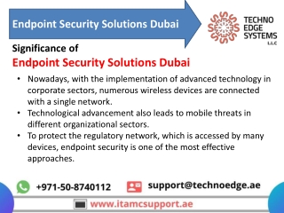Why Business need Endpoint Security Solutions Dubai