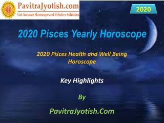 2020 Pisces Health and Well Being Horoscope