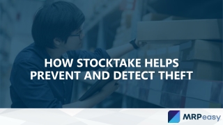 How Stocktake Helps Prevent and Detect Theft