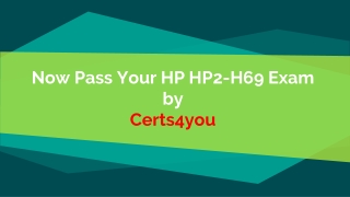 HP2-H69 Exam Dumps