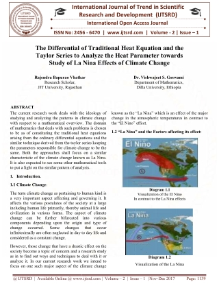 The Differential of Traditional Heat Equation and the Taylor Series to Analyze the Heat Parameter towards Study of La Ni