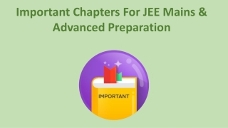 Must Do Topics For 2019 JEE Mains & Advanced Exam