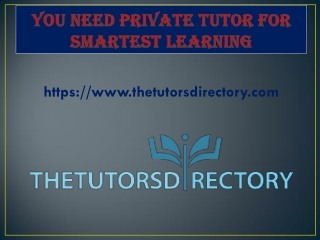 Best Private Tutor London