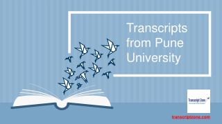 Transcripts from Pune University