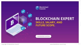 Blockchain Expert: Skills, Salary, and Future Scope