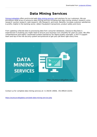 Data mining Services