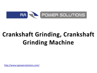 Crankshaft Repair | Crankshaft Grinding