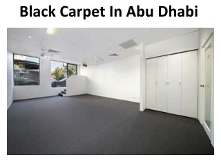 Black Carpet In Dubai