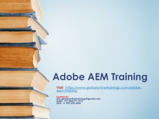 Adobe AEM Training | Adobe Experience Manager AEM Online Training