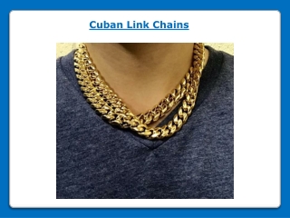 Cuban Link Chains - Hip Hop Jewelry