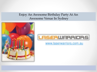 Enjoy An Awesome Birthday Party At An Awesome Venue In Sydney