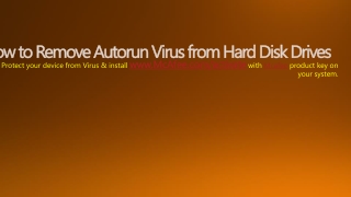 How to Remove Autorun Virus from Hard Disk Drives