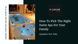 How To Pick The Right Swim Spa For Your Family