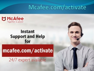 Mcafee.com/activate - Activate McAfee Online