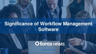 Workflow Management Software