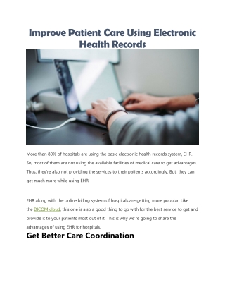 DICOM cloud
