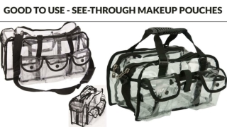 See-through Makeup Pouches - Great To Use