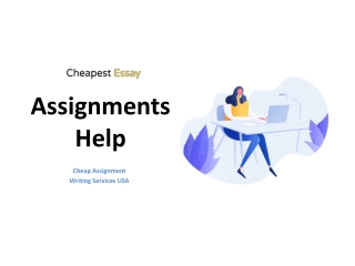 Assignment Help: Professional Assignment Writing Services | Cheapestessay