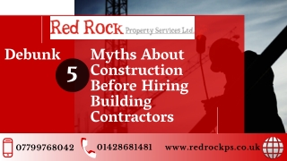 Debunk 5 Myths About Construction Before Hiring Building Contractors