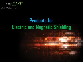 Products for Electric and Magnetic Shielding