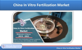 China In Vitro Fertilization market - By Treatment, Forecast 2019-2025