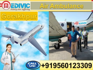 Air Ambulance Service in Gorakhpur and Indore by Medivic Aviation