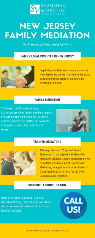 New Jersey Family Mediation - Shanahan & Voigt, LLC