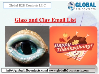 Glass and Clay Email List