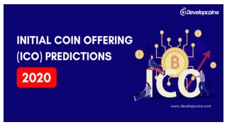 Initial Coin Offering (ICO) Predictions 2020