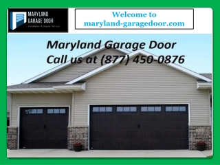 Top Qualty Garage Door Repair in Maryland