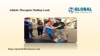 Athletic Therapists Mailing Leads