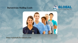 Bariatrician Mailing Leads