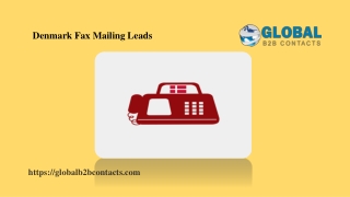 Denmark Fax Mailing Leads
