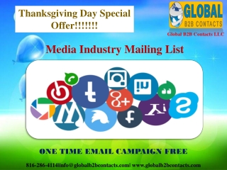 Media Industry Mailing List